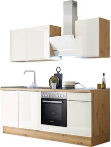 Thumbnail - RESPEKTA Küchenblock »Marleen«, HxBxT: 211 x 220 x 60 cm - weiss