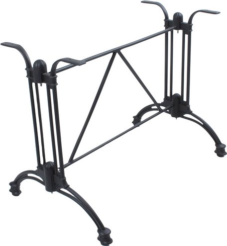 GARDEN PLEASURE Tischgestell »Morena«, Doppelwangen - schwarz