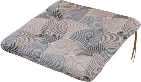 DOPPLER Sitzkissen »Elegant«, BxL: 45 x 45 cm, Polyester - grau