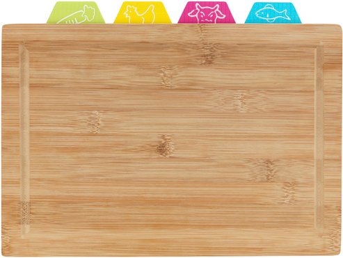 WENKO Schneidebrett, Holz, braun