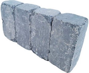 Mr. GARDENER Mauerstein, Beton, LxBxH: 30 x 15 x 12,5 cm, basalt - grau