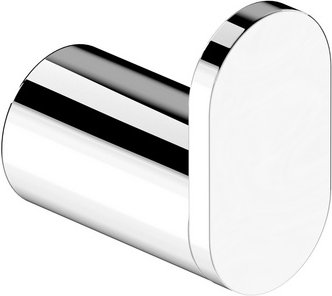 Chris Bergen Handtuchhaken „Ambra", Messing, chrom - silberfarben