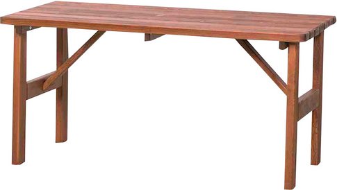 FUN STAR Gartentisch »Tessin«, mit Nadelholz/Kiefernholz-Tischplatte, BxTxH: 150 x 73 x 74 cm - beige