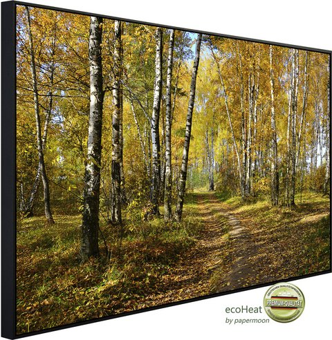 Thumbnail - papermoon Infrarotheizung »EcoHeat - Herbstwald«, Matt-Effekt - bunt