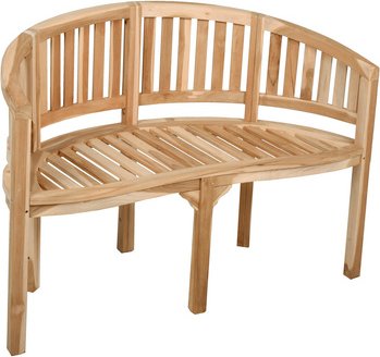 GARDEN PLEASURE Bank »AMBON«, Teakholz, BxHxT: 85 x 52 x 120 cm - braun