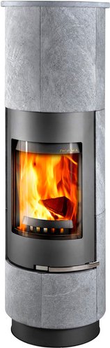 THORMA Kaminofen »Delia«, serpentino schwarz, Stahl, 7,5 kW - grau