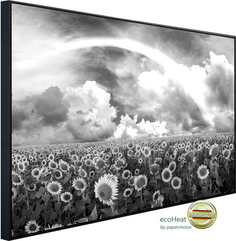 Thumbnail - papermoon Infrarotheizung »EcoHeat - Sonnenblumenfeld«, Matt-Effekt - bunt
