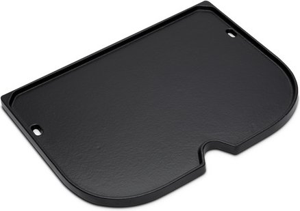 Thumbnail - WEBER Grillplatte »Lumin«, Breite: 46,5 cm, D-Form, porzellanemailliert - schwarz