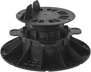 Mr. GARDENER Stelzlager, Kunststoff, für Unterkonstruktionen aus Holz und/oder Aluminium - schwarz