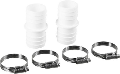 Mr. GARDENER Schlauchverbinder, für Schwimmbadschlauchverindung, Ø 3,8 cm, Länge: 18 cm - weiss