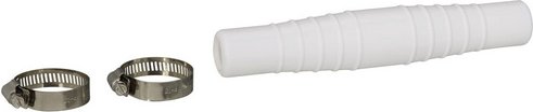 Mr. GARDENER Universal-Schlauchtülle, für Schwimmbadschlauchverindung, Ø 3,8 cm, Länge: 18 cm - weiss