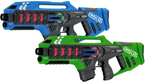 JAMARA Laser-Gun, Kunststoff, ab 6 Jahre - blau | gruen
