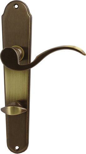 ALPERTEC Langschild-Garnitur »Panda«, Messing - braun