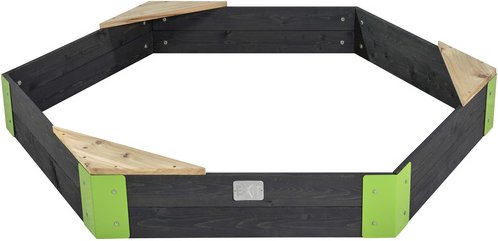 Thumbnail - EXIT Toys Sandkasten, BxL: 140 cm x 160 cm, Zedernholz grau