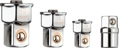 GEDORE red Steckschlüssel-Adapter, für Ringschlüssel 4-teilig - silberfarben