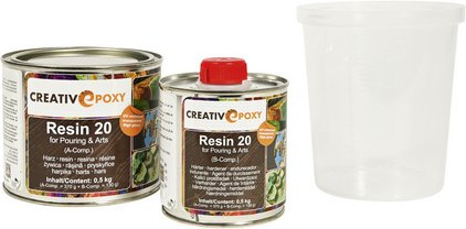 CREATIVePOXY Design-Gießharz, 500 g - transparent