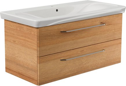 FACKELMANN Waschplatz-Set »MILANO«, 108cm Asteiche - braun