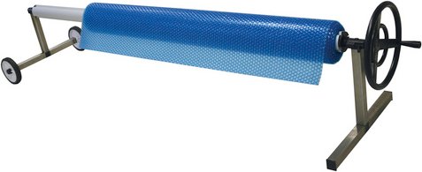 STEINBACH Solarplanenaufroller für Becken bis 5 m Breite - schwarz