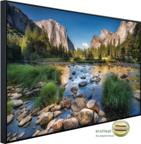 Thumbnail - papermoon Infrarotheizung »EcoHeat - Yosemite Rive Reflexion«, Matt-Effekt - bunt