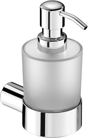 Chris Bergen Seifenspender „Ambra", chrom, zur Wandmontage - silberfarben
