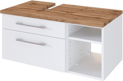 HELD MÖBEL Waschtischunterschrank »Davos«, BxHxT: 90 x 41 x 47 cm - weiss