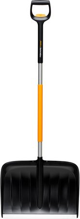 FISKARS Schneeschieber »X-Series«, teleskopierbar, BxL: 53 x 143 cm - schwarz