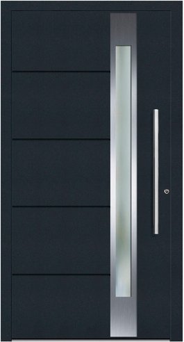 KNOCK Aluminium-Haustür »Terra Nova«, anthrazit - grau