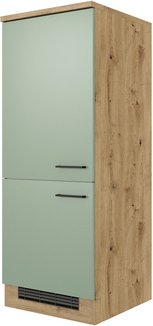 Flex-Well Demi-Geräteumbauschrank »Cara«, BxHxT: 60 x 161 x 60 cm, Dekor: Schilfgrün matt / Artisan Eiche - gruen