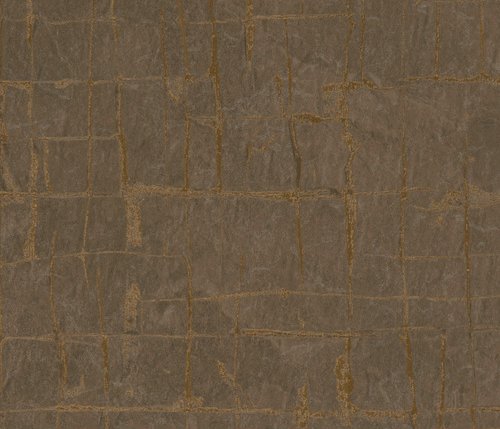 Vliestapete »Dieter Langer Tango«, braun/goldfarben, strukturiert