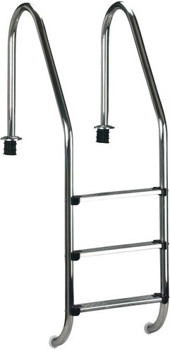 Thumbnail - MYPOOL Pool-Einhängeleiter, , geeignet für: Versenkte Pools - silberfarben