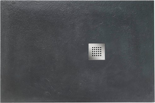 OTTOFOND Duschwanne »Strato«, BxT: 90 x 140 cm, anthrazit - grau