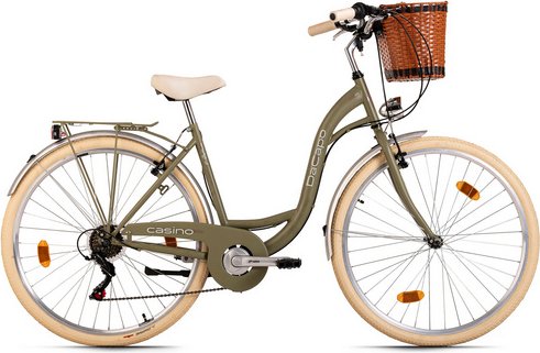 Dacapo Cityrad »Casino«, 28 Zoll, 6 Gänge - gruen - Größe 28 Zoll
