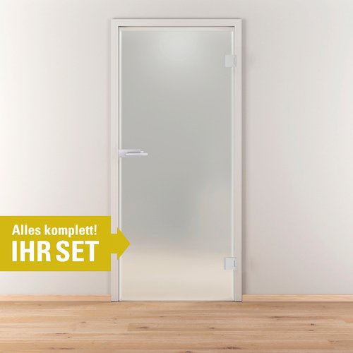 NOVADOORS Glasdrehtür-Set »Nova GST 501«, (BxH): 83,4 cm x 197,2 cm - gruen