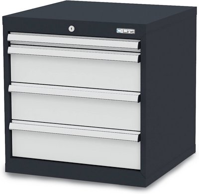 Thumbnail - Simplaflex Schubladenschrank, BxHxT: 60 x 62 x 57,5 cm - grau