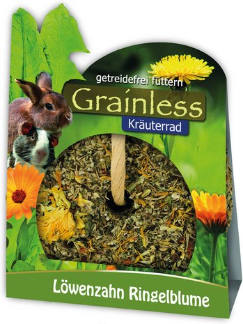 JR FARM Nagersnack »Grainless Kräuterrad«, 140 g