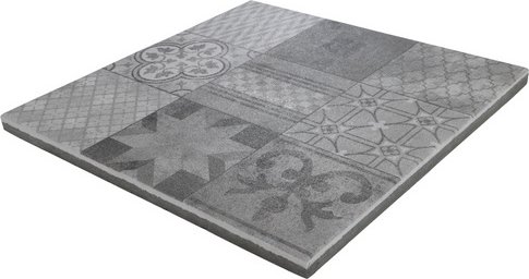Mr. GARDENER Terrassenplatte »Orient«, BxL: 60 x 60 cm, grau