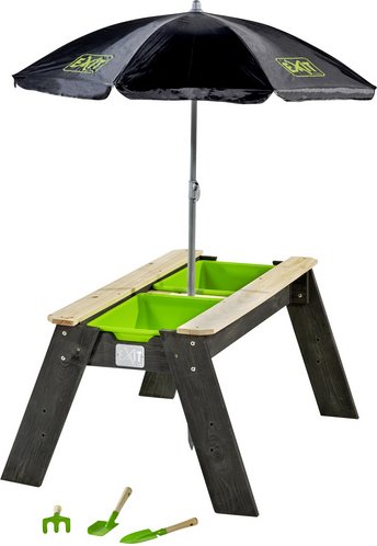 Thumbnail - EXIT Toys Sand- und Wassertisch »Sand- und Wassertische«, BxHxT: 94 x 50 x 12 cm, Tischplatte: Holz - grau