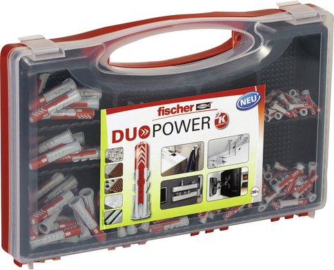 FISCHER Dübel-Box, 10,5 mm, Kunststoff - grau