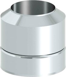 Tecnovis Mündungsabschluss »Zitec-Pro«, Ø150 mm - silberfarben