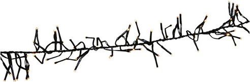 Konstsmide Lichterkette, 10,8 m mit 768 LED, bernsteinfarben - schwarz