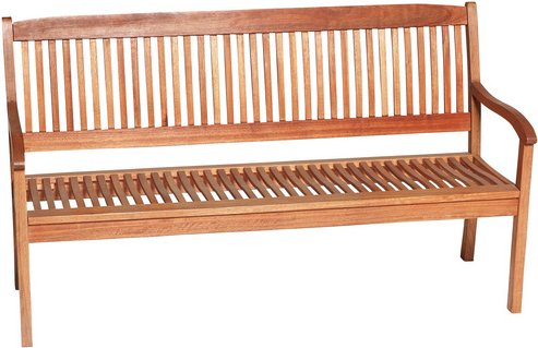 MERXX Gartenbank »Maracaibo«, Holz, 3-Sitzer, BxHxT: 157 x 91 x 63,5 cm - braun