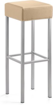 Mayer Sitzmöbel Barhocker »1136«, BxH: 34 x 92 cm, Mikrofaser, beige