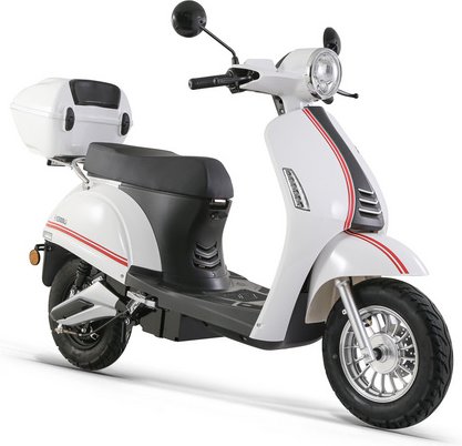 Thumbnail - LuXXon Elektroroller »E3000Li«, max. 45km/h, Reichweite: 45 km, weiß - weiss