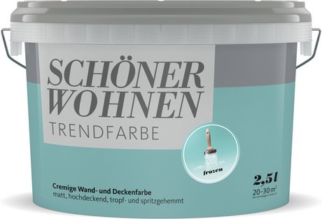 Thumbnail - SCHÖNER WOHNEN FARBE Dispersionsfarbe »Trendfarbe«, Frozen, matt - blau