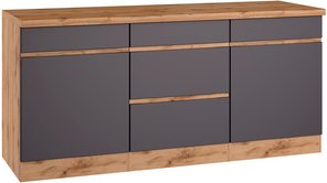 HELD MÖBEL Unterschrank »Tampa«, BxHxT: 180 x 86 x 60 cm, Holzwerkstoff - grau