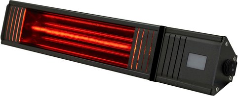 Heizstrahler, BxH: 54 x 9,5 cm, max. Heizleistung: 1,5 W - schwarz