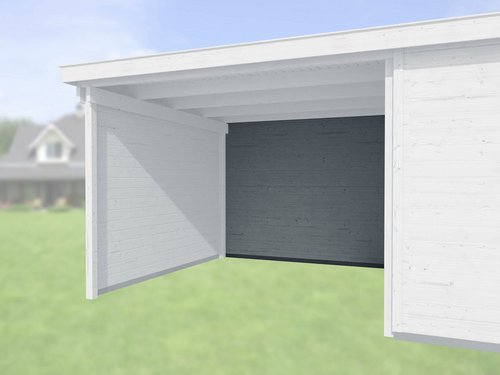 Thumbnail - WEKA Rückwand, Holz, grau