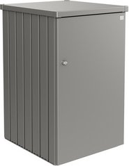 BIOHORT Mülltonnenbox »Alex«, aus Stahlblech, 80x129x88cm (BxHxT), 740 Liter - grau