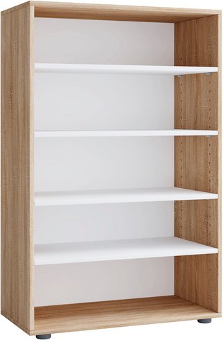 VCM Schuhregal »Lona«, BxHxL: 37 x 110 x 70 cm, Holzwerkstoff - braun