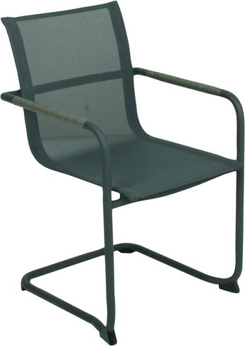 GARDEN PLEASURE Stuhl-Set »Kendra«, 4 Sitzplätze, Edelstahl/Kunststoff - grau